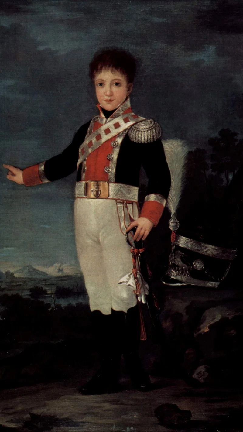 Francisco Goya — Sebastián Gabriel de Borbón as a child