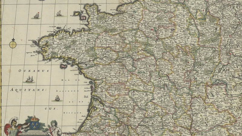 Frederik de Wit — Accuratissima Galliæ tabula vulgo Royaume de France