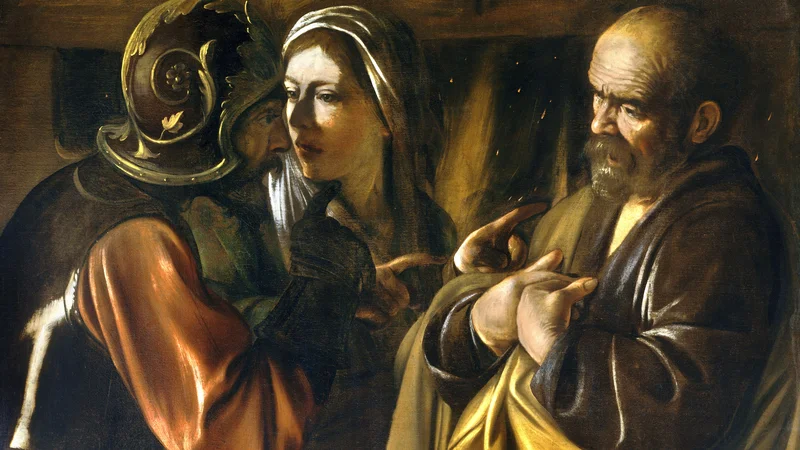 Michelangelo da Caravaggio — The Denial of Saint Peter