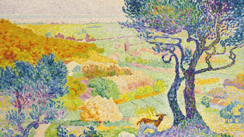 Henri-Edmond Cross — La Plaine de Bormes (Pleine à Bormes)