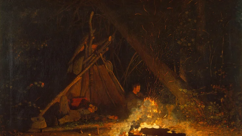 Winslow Homer — Camp Fire