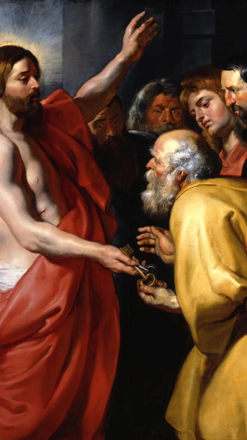 Peter Paul Rubens — Christus übergibt Petrus die Schlüssel