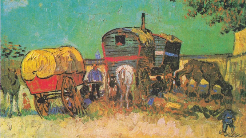 Vincent van Gogh — The Caravans: Encampment of Gypsies