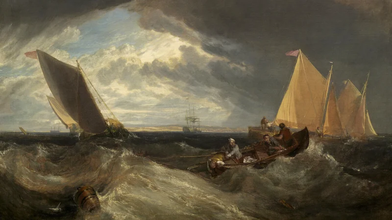 Joseph Mallord William Turner — The Junction of the Thames and the Medway