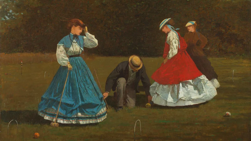 Winslow Homer — 크로켓 경기 장면