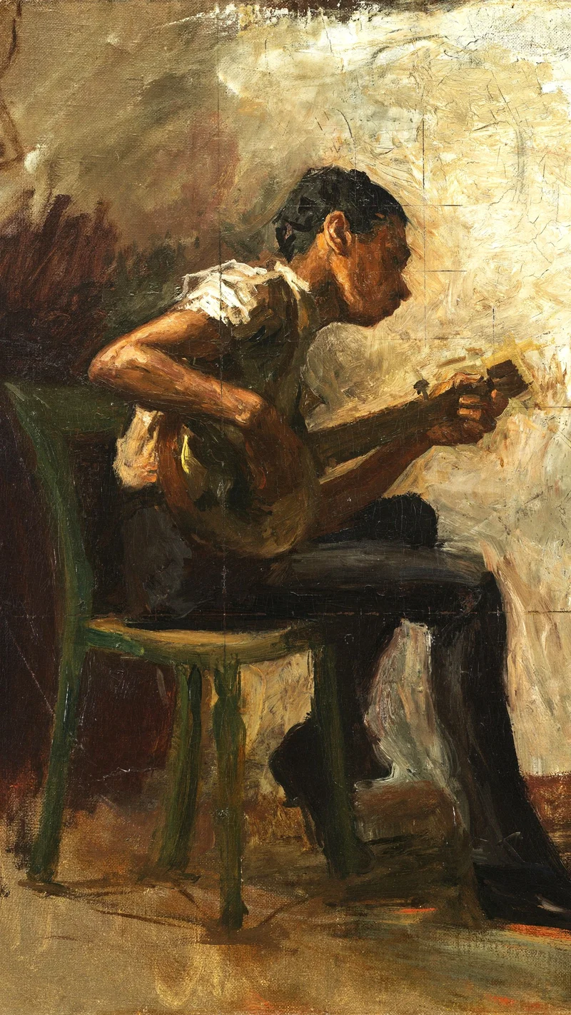 Thomas Eakins — Study for 'The Banjo Player'