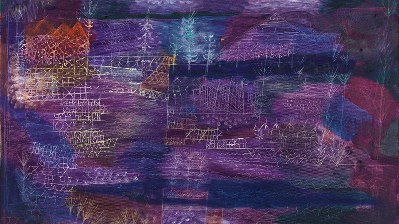 Paul Klee — River Construction Landscape