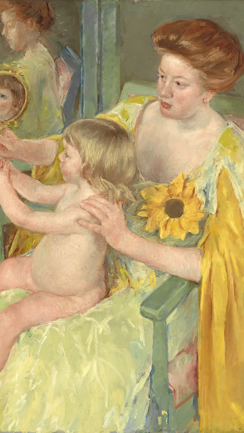Mary Cassatt — Woman with a Sunflower