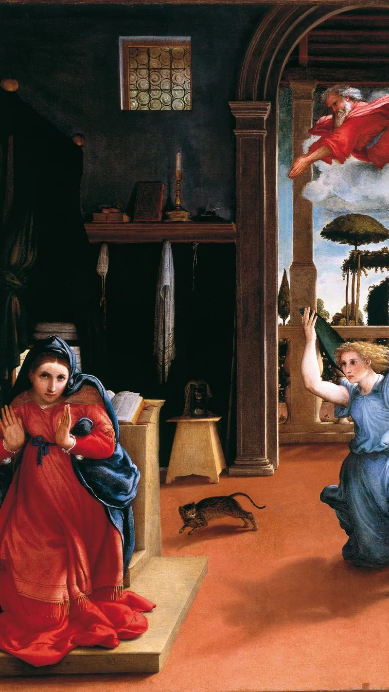Lorenzo Lotto — The Annunciation