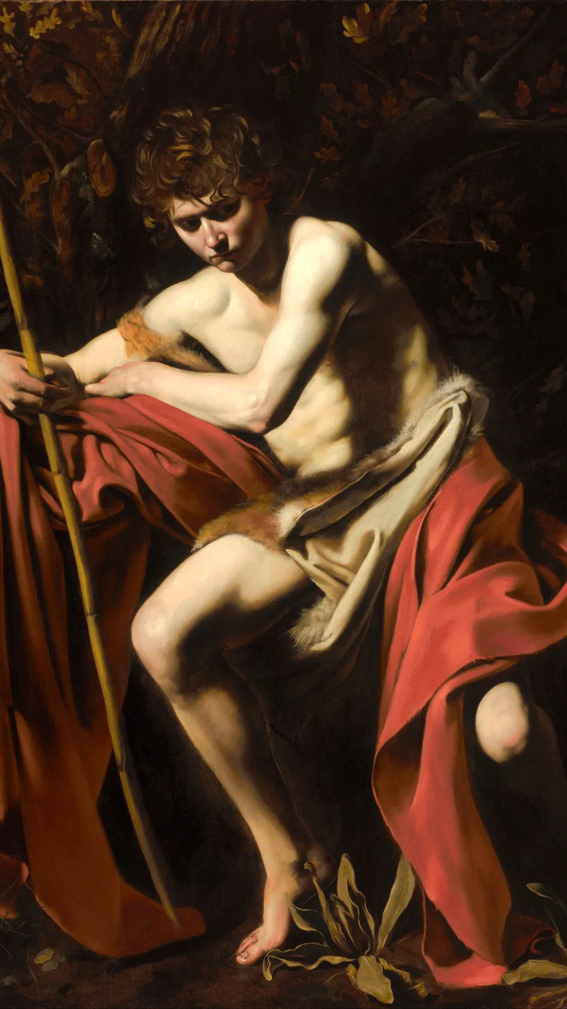 Michelangelo da Caravaggio — Saint John the Baptist in the Wilderness