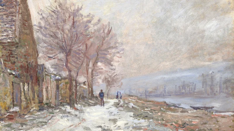 Lavacourt, l'hiver