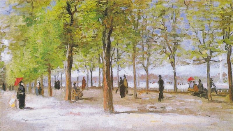 Terrace in the Luxembourg Gardens