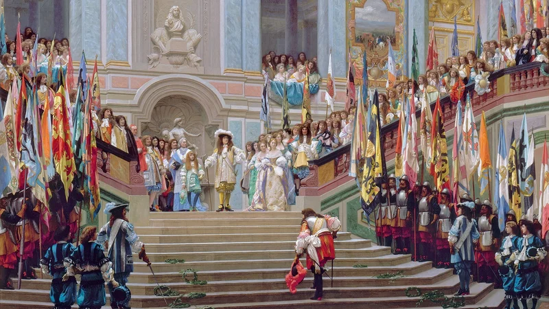 Jean-Léon Gérôme — Reception of the Grand Condé at Versailles