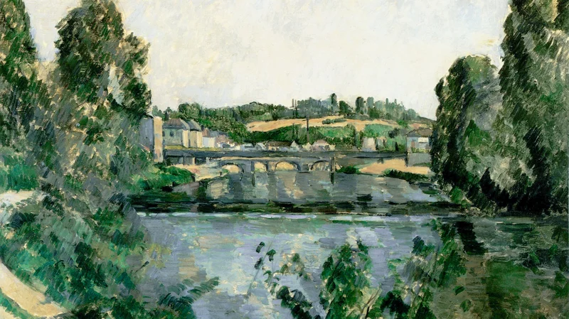 Paul Cezanne — The Bridge and Dam at Pontoise (Le Pont et le déversoir à Pontoise)