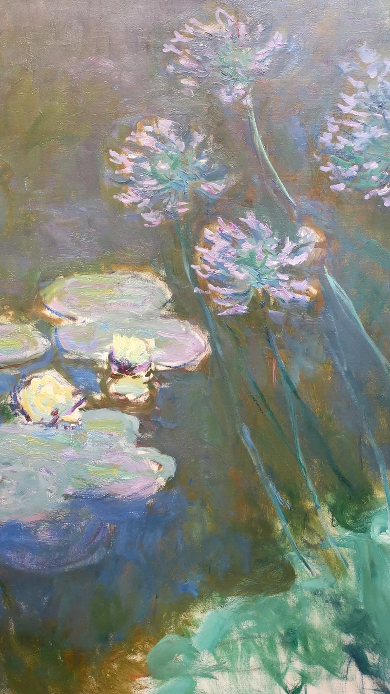 Claude Monet — Water Lilies and Agapanthus by Claude Monet, Musée Marmottan Monet