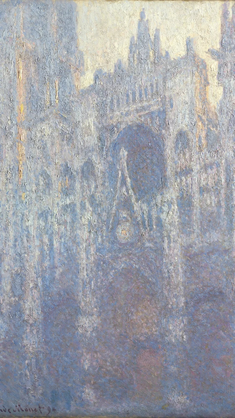 Claude Monet — Rouen Cathedral, Portal, Morning Light