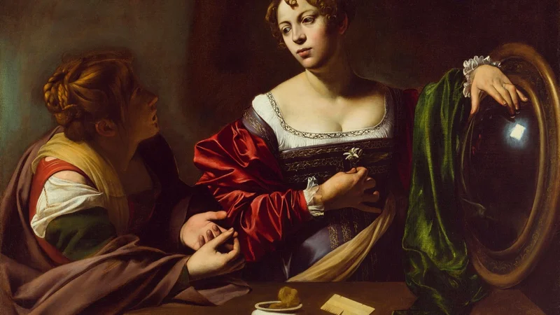 Michelangelo da Caravaggio — Marta e Maria Maddalena Martha and Mary Magdalene