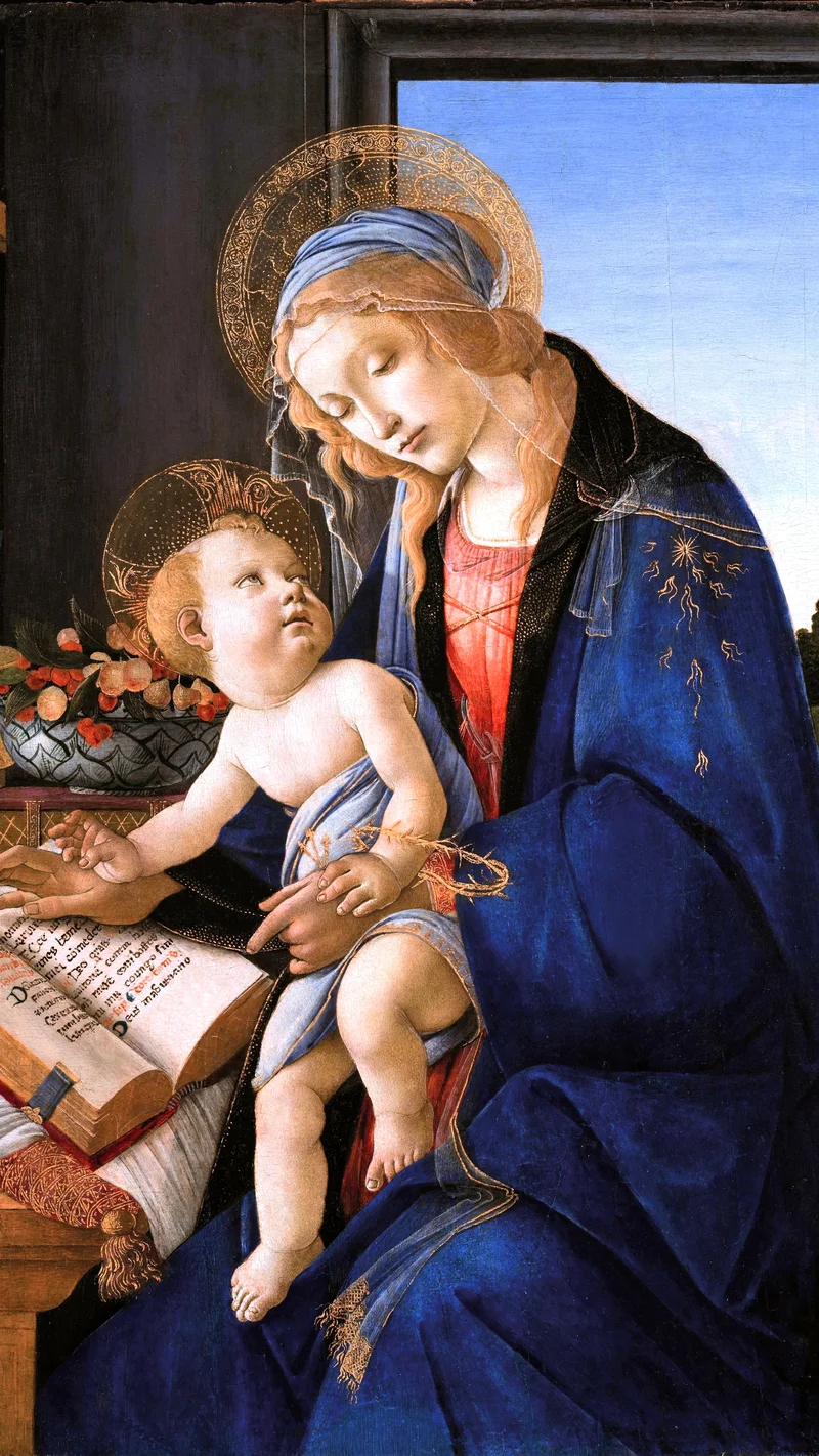 Sandro Botticelli — Madonna of the Book