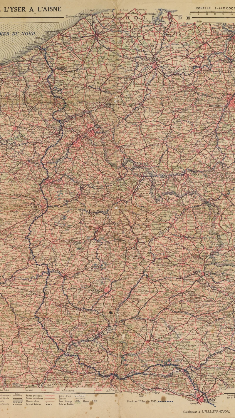 Georges Peltier — De L'Yser à L'Aisne