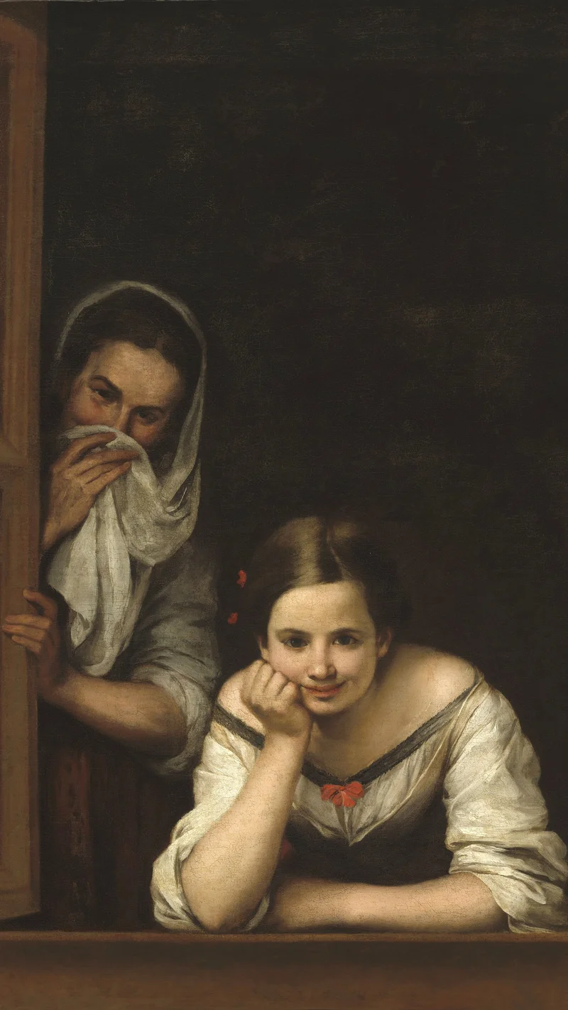 Bartolomé Esteban Murillo — Two Women at a Window