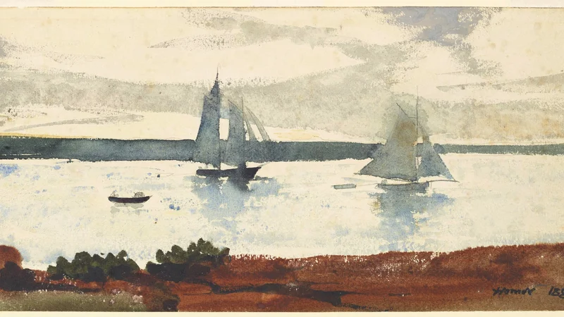 Winslow Homer — Two Sailboats