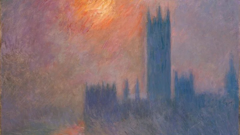 Houses of Parliament, sunset