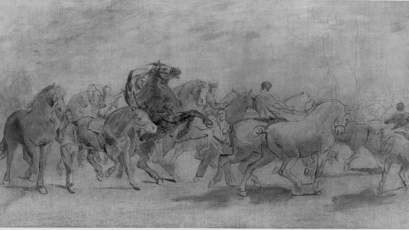 Study for The Horse Fair