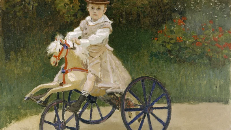 Claude Monet — Jean Monet (1867–1913) on His Hobby Horse