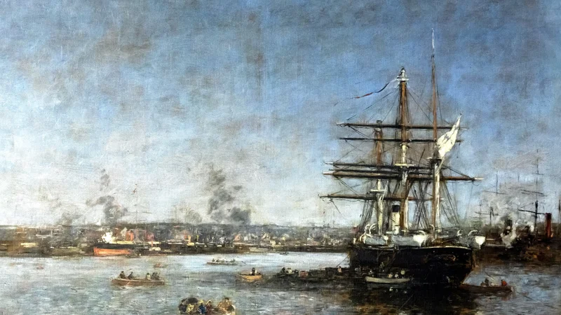 Corvette russe dans le port du Havre