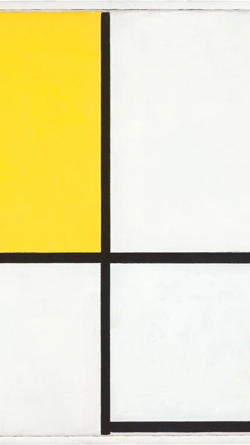 Featured artwork by Piet Mondrian