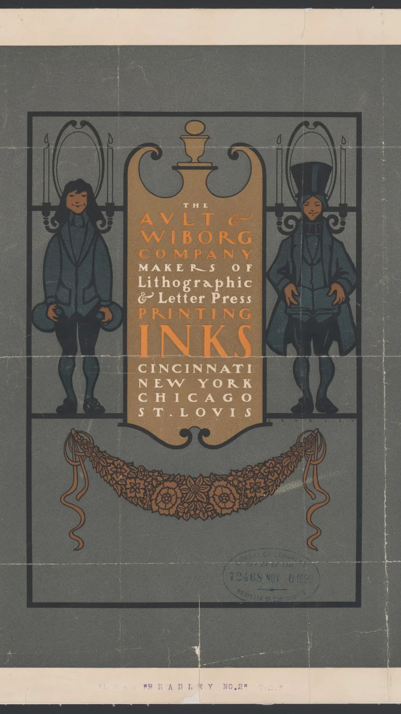 Will Bradley — Ault & Wiborg Company, makers of lithographic & letter press printing inks