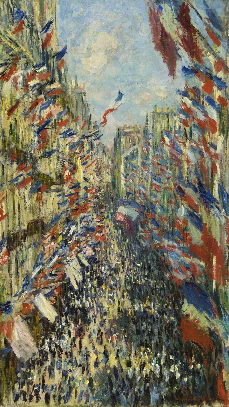 Claude Monet — La Rue Montorgueil