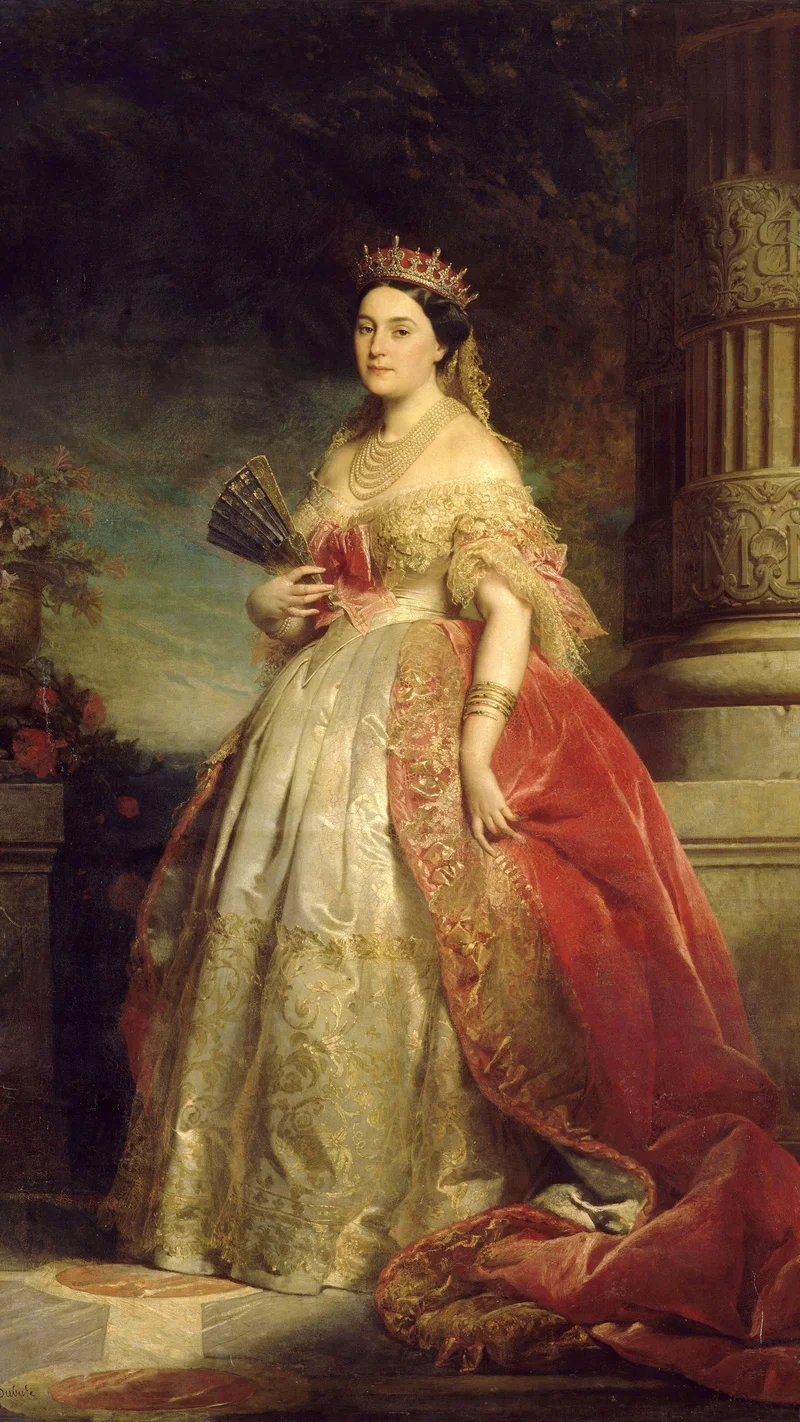 Edouard Louis Dubufe — Portrait of the Princess Mathilde