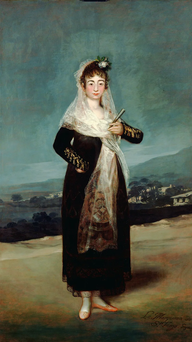 Francisco Goya — Portrait of the Marquesa de Santiago