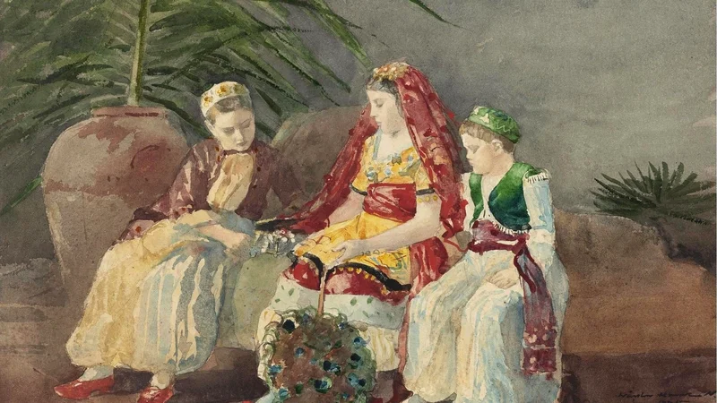 Winslow Homer — Children Under a Palm