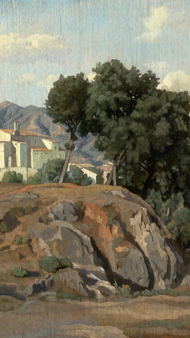 Félix-Hippolyte Lanoüe — View of La Cava