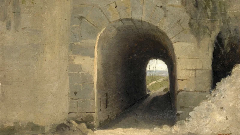Jean-Baptiste Camille Corot — Auteuil: A Vaulted Passage