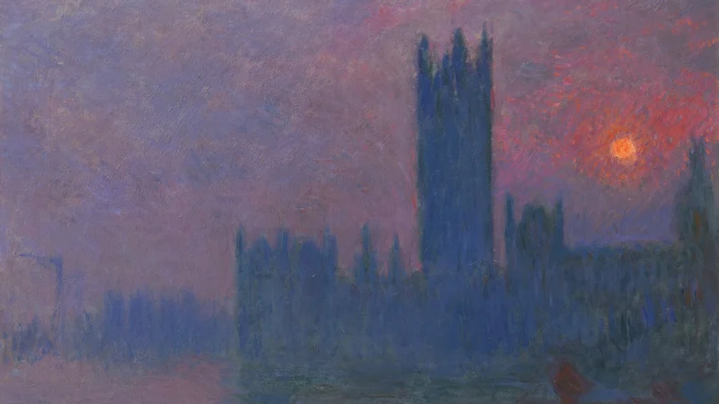 The Houses of Parliament, Sunset