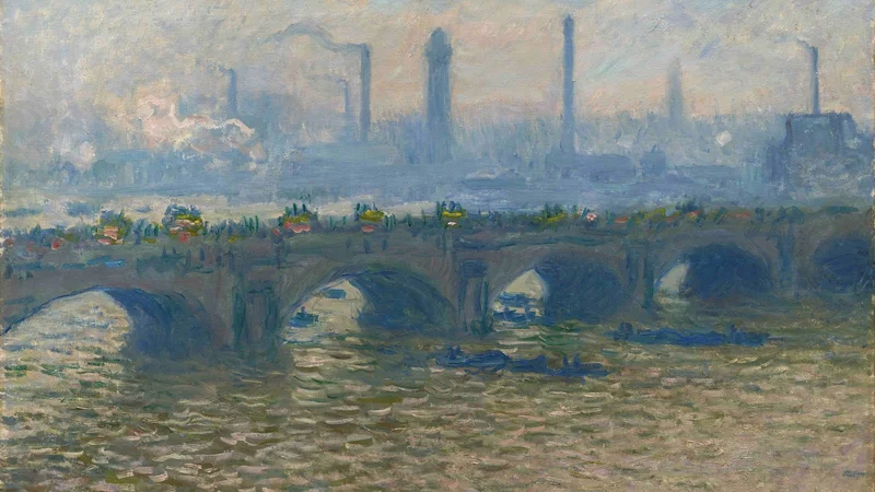 Claude Monet — Waterloo Bridge, Gray Day