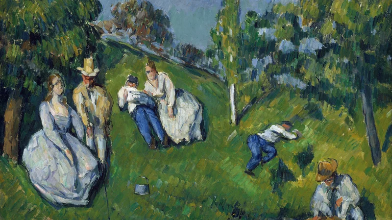 Paul Cezanne — Au bord de l'étang (The Pond)