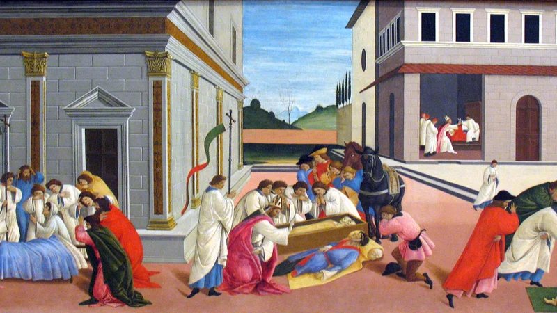 Sandro Botticelli — Three Miracles of Saint Zenobius