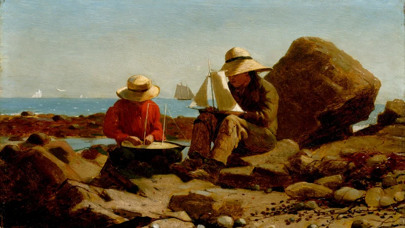 Winslow Homer — The Boat Builders