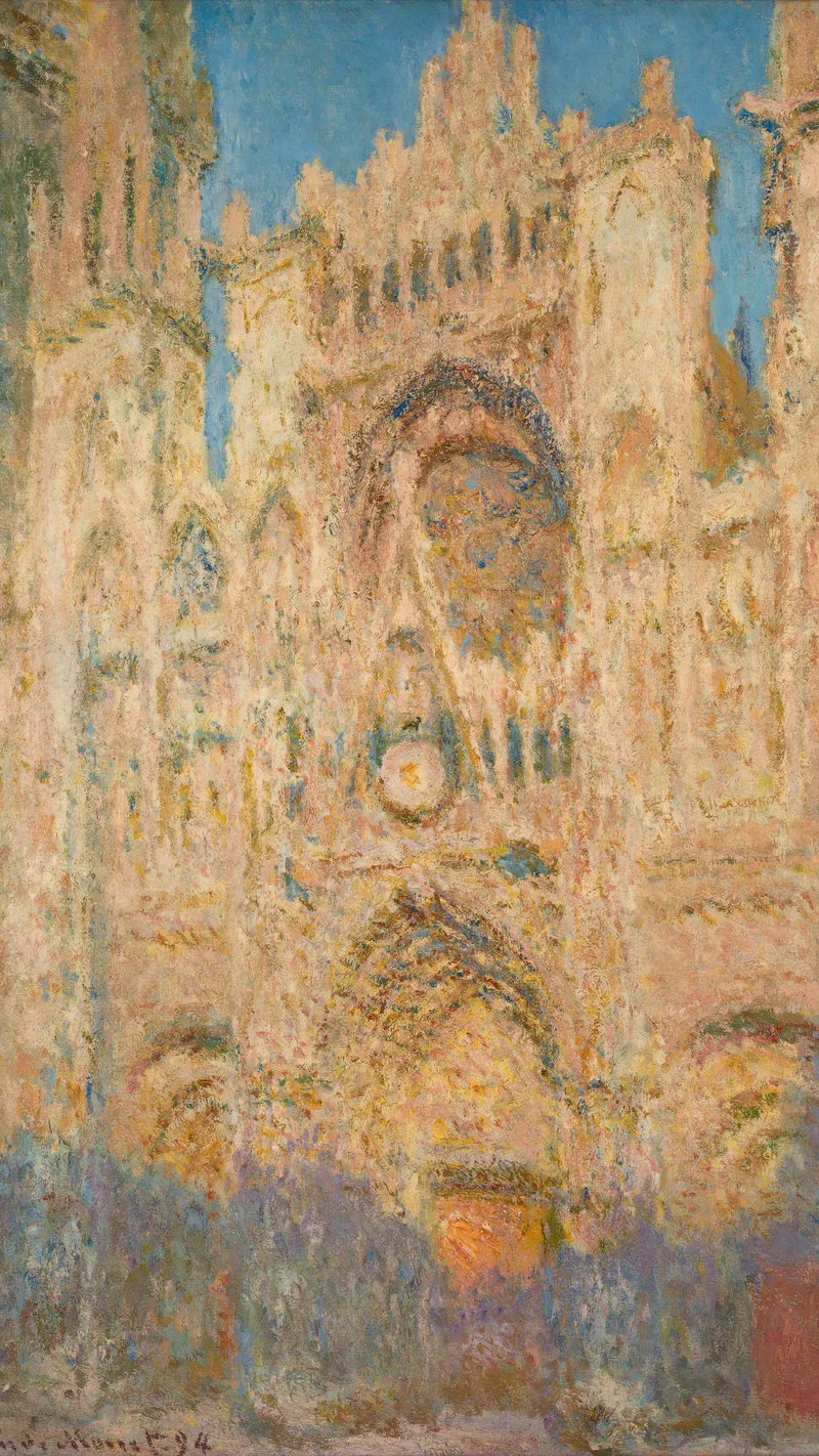 Claude Monet — Cathédrale de Rouen, fin de journée