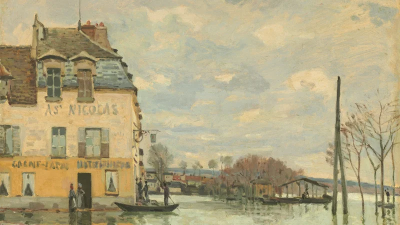 Alfred Sisley — Flood at Port-Marly