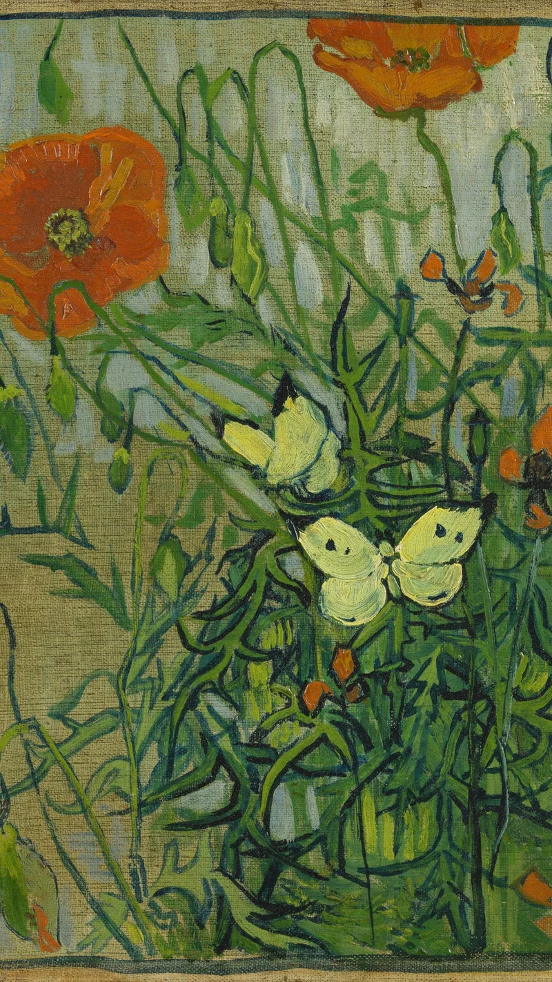 Vincent van Gogh — Butterflies and Poppies