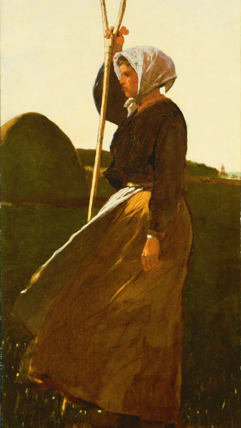 Winslow Homer — 쇠스랑을 든 소녀