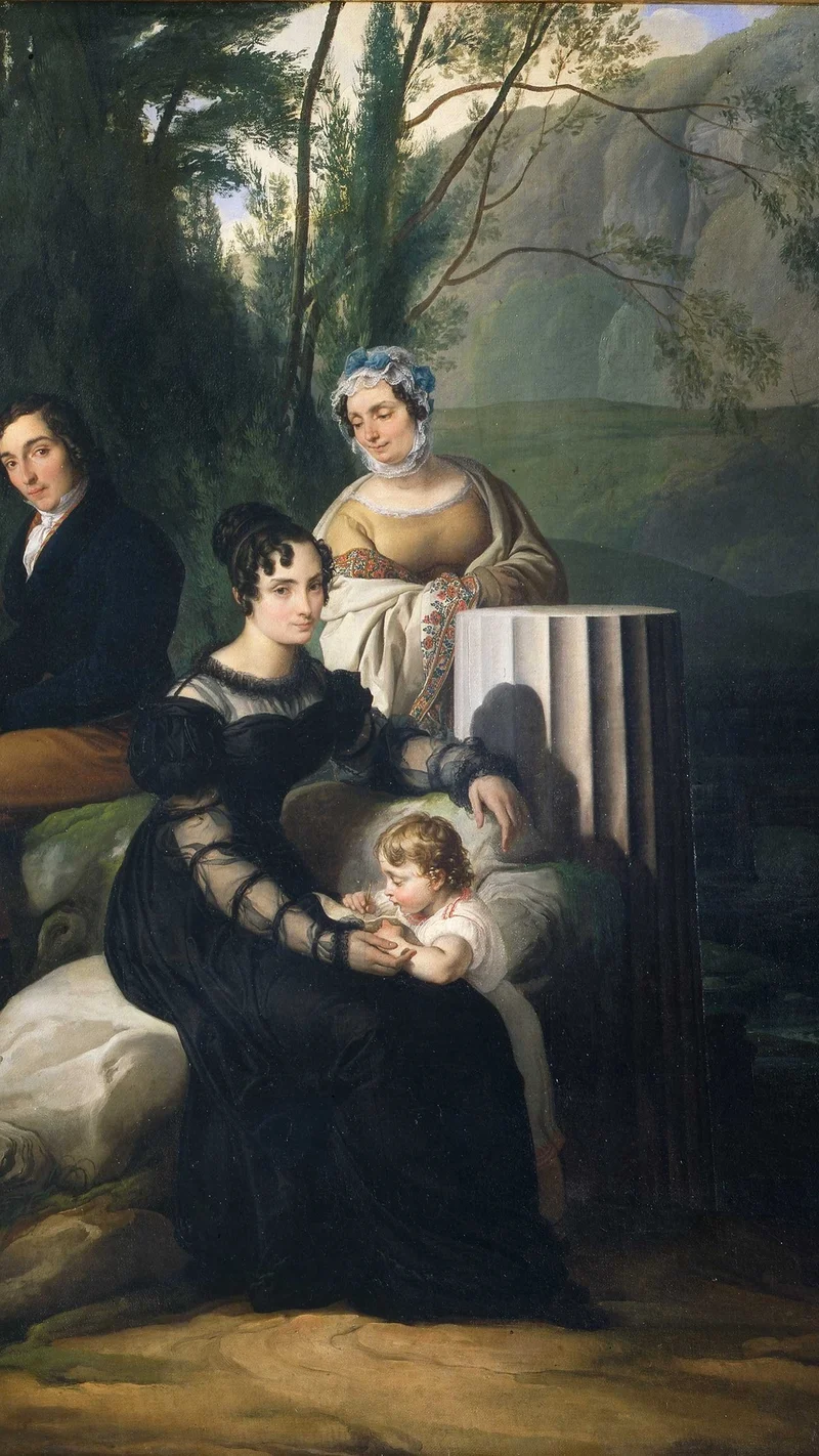 Francesco Hayez — Family Portrait of the Stampadi Soncino