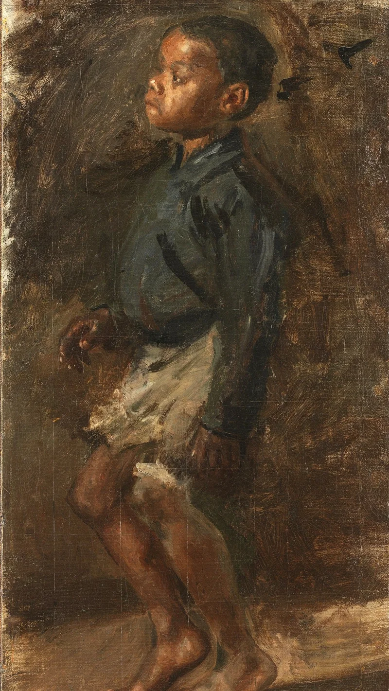 Thomas Eakins — Study for "Negro Boy Dancing": The Boy