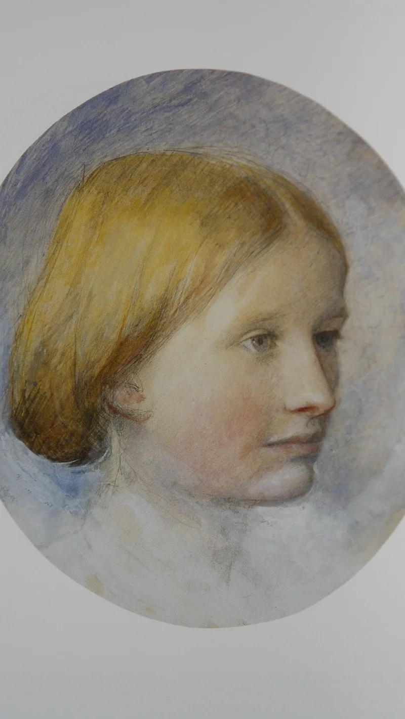 John Ruskin — Portrait of Rose La Touche