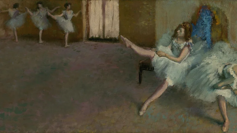 Edgar Degas — Before the Ballet